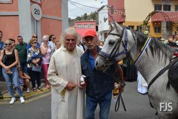 Misa, desfile del ganado y procesión religiosa en el Valle de los Nueve de Telde (Foto Francisco Javier Santana)